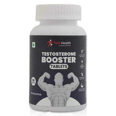 Twik Health Testosterone Booster, 60 tablet(s) Unflavoured