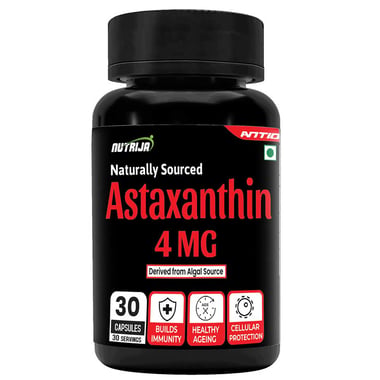 NutriJa Astaxanthin 4mg,  30 capsules 