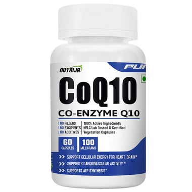 NutriJa CoQ10 (Coenzyme Q10) 100mg, 60 capsules