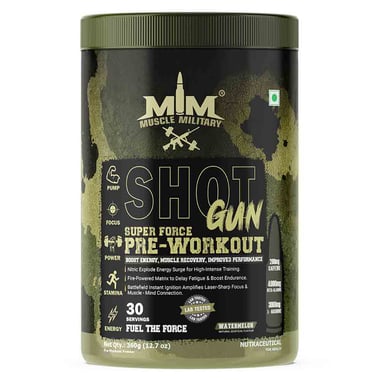 Muscle Military Shot Gun Pre-Workout,  0.79 lb  Watermelon 