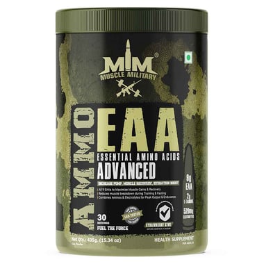 Muscle Military EAA Advanced, Strawberry Kiwi 0.96 lb 30 Servings