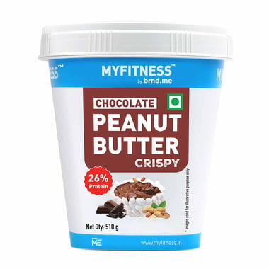 Myfitness by brnd.me Chocolate Peanut Butter, 510 g Crispy