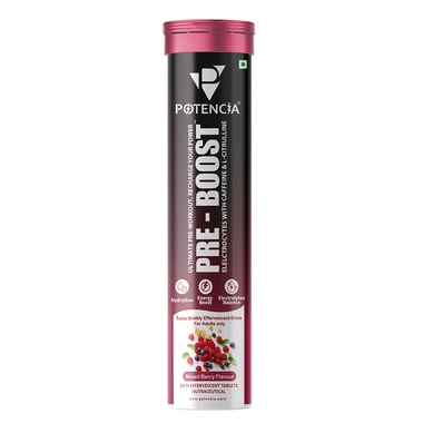 Potencia Pre - Boost Effervescent, 15 tablet(s) Mixed Berry