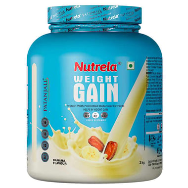Nutrela Weight Gainer, 4.4 lb Banana
