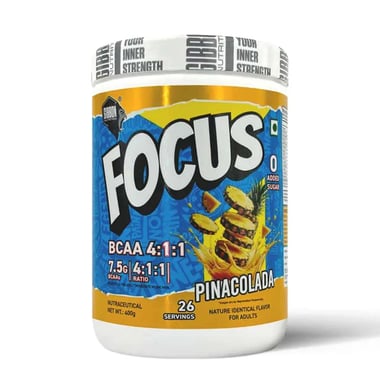 Gibbon Nutrition Focus BCAA 4:1:1, 0.88 lb 26 Servings Pinacolada