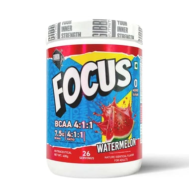 Gibbon Nutrition Focus BCAA 4:1:1, 0.88 lb 26 Servings Watermelon