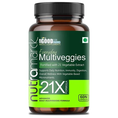 NutraMarck Everyday Multiveggies, 60 capsules Unflavoured
