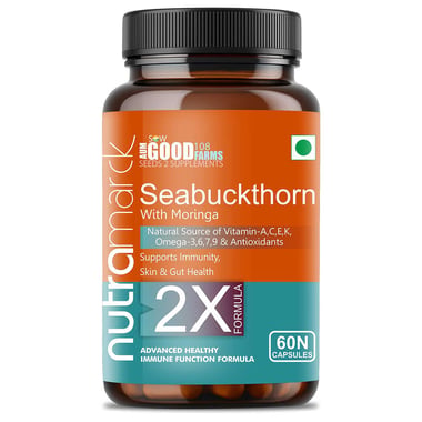 NutraMarck Seabuckthorn with Moringa, 60 capsules