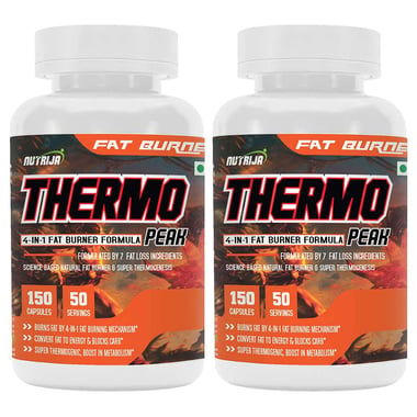 NutriJa Thermo Peak,  150 capsules  Unflavoured (Pack of 2) 