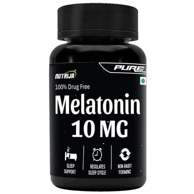 NutriJa Melatonin 10mg, 60 capsules Unflavoured