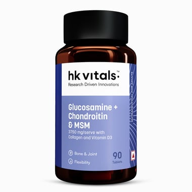 HealthKart HK Vitals Glucosamine Chondroitin MSM,  90 tablet(s) 