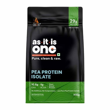 AS-IT-IS Nutrition One Pea Protein Isolate, 1.1 lb Unflavoured