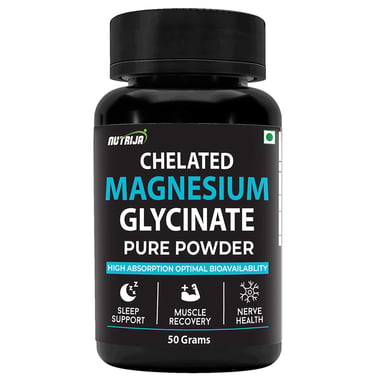 NutriJa Chelated Magnesium Glycinate Pure Powder,  Unflavoured  50 g 