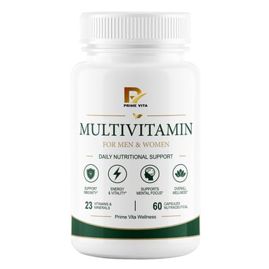 PRIME VITA Multivitamin,  60 capsules  Unflavoured 