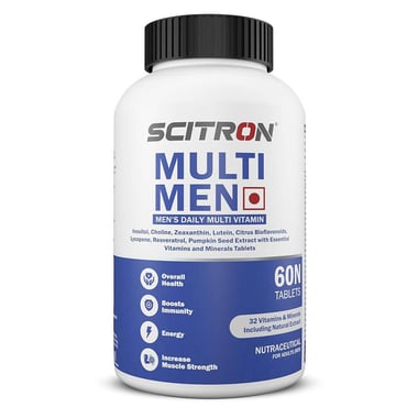Scitron Multi Men Daily Multivitamin,  60 tablet(s)  Unflavoured 