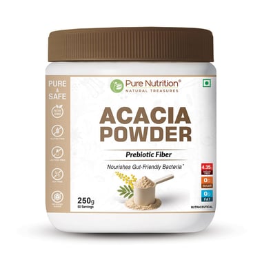 Pure Nutrition Acacia Powder,  250 g  Unflavoured 