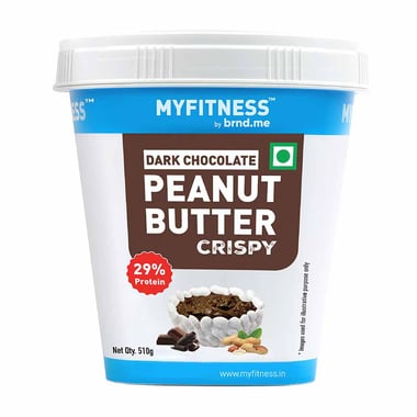 Myfitness by brnd.me Dark Chocolate Peanut Butter, 510 g Crispy