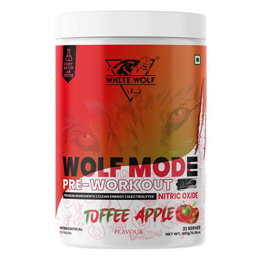 White Wolf Pre-Workout Wolf Mode,  1.06 lb  Toffee Apple 