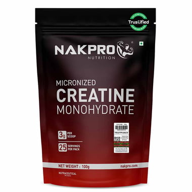 Nakpro Creatine Monohydrate, Fruit Punch 0.22 lb