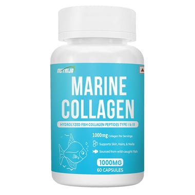 NutriJa Marine Collagen 1000mg,  60 capsules  Unflavoured 