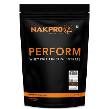 Nakpro Perform Whey Protein Concentrate,  2.2 lb  Unflavoured 
