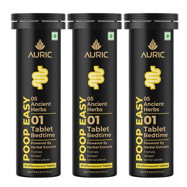 Auric Poop Easy Effervescent, 60 tablet(s)