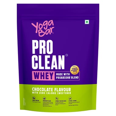 Yogabar Pro Clean Whey, 2 lb Chocolate with Zero Calorie Sweetener