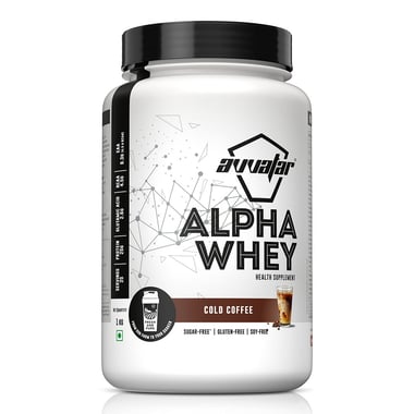 Avvatar Alpha Whey,  2.2 lb  Cold Coffee 