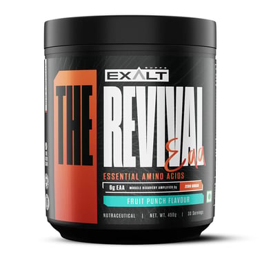 Exalt Supps Revival EAA (Essential Amino Acids),  Fruit Punch  0.99 lb  30 Servings 