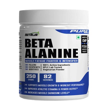 NutriJa Beta Alanine, Unflavoured 250 g