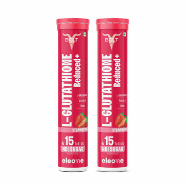 Bolt L-Glutathione, Strawberry (Pack of 2) 15 tablet(s)