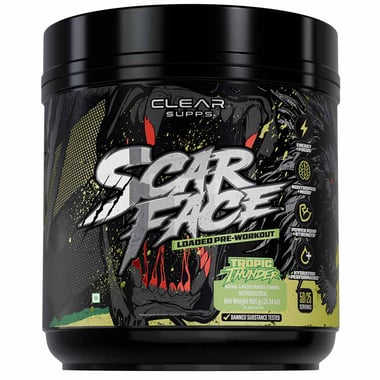 Clear Supps Scarface Loaded Pre Workout,  1.33 lb  Tropic Thunder 