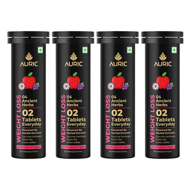 Auric Weight Loss Effervescent Red Apple, 80 tablet(s)