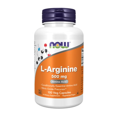 Now L-Arginine (500 mg), 100 capsules