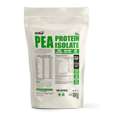 NutriJa Pea Protein Isolate,  1 lb  Unflavoured 