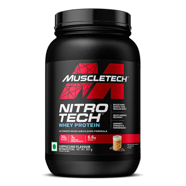 MuscleTech NitroTech Whey Protein, 2 lb Cappuccino