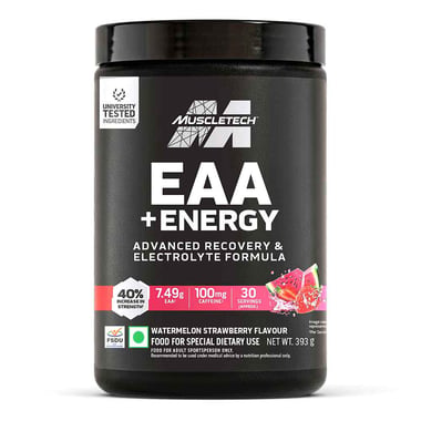 MuscleTech EAA + Energy, Watermelon Strawberry 0.866 lb 30 Servings