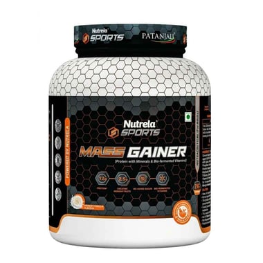 Nutrela Sports Patanjali Mass Gainer, 4.4 lb Malai Kulfi