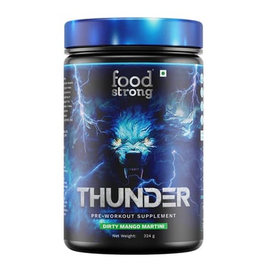 Foodstrong Thunder Pre-Workout Supplement,  0.71 lb  Dirty Mango Martini 