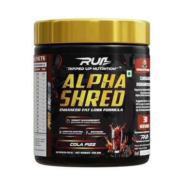 Ripped Up Nutrition Pro Series Alpha Shred, 0.33 lb Cola Fizz