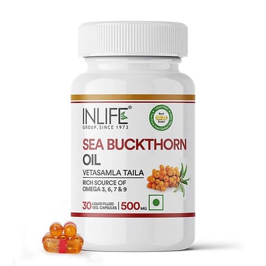 INLIFE Sea Buckthorn Oil, 30 veggie capsule(s)