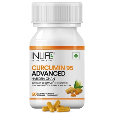 INLIFE Curcumin 95 Advanced,  60 veggie capsule(s) 