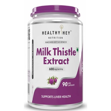 HealthyHey Nutrition Milk Thistle Extract,  90 capsules 