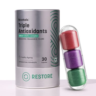 HealthKart HK Vitals Triple Antioxidant Complex, 30 capsules