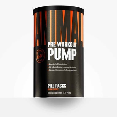 Universal Nutrition Animal Pump Pre-Workout, 30 Piece(s)/Pack Unflavoured