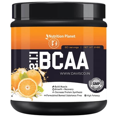 Nutrition Planet BCAA, 0.76 lb 60 Servings Orange