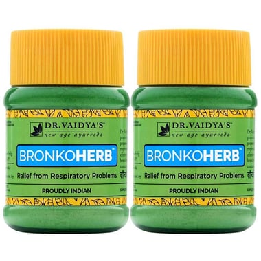 Dr. Vaidya's Bronkoherb (Pack of 2), 50 g