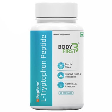 BodyFirst L Tryptophan Peptide, 60 capsules