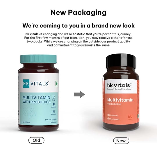 2 - HK Vitals Fish Oil & Multivitamin by HealthKart, Unflavoured 2 Piece(s)/Pack