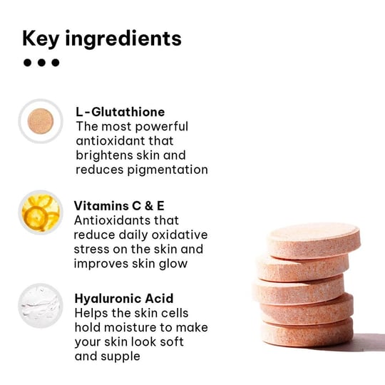 3 - HK Vitals Glutathione Effervescent with Vitamin C,  Orange  30 tablet(s)